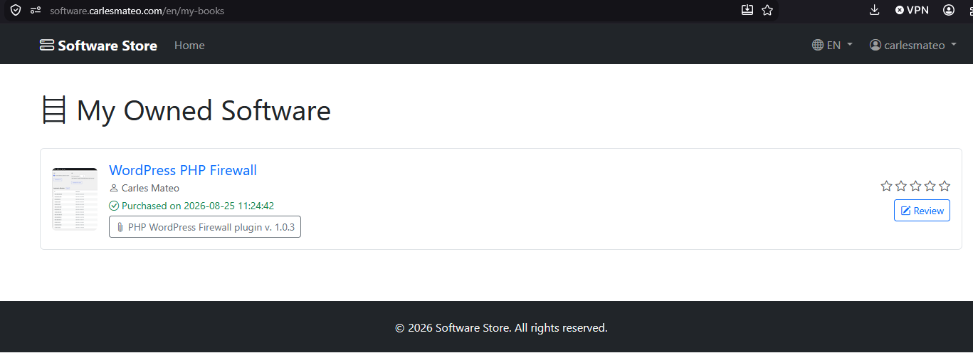 Updated Software in My Software