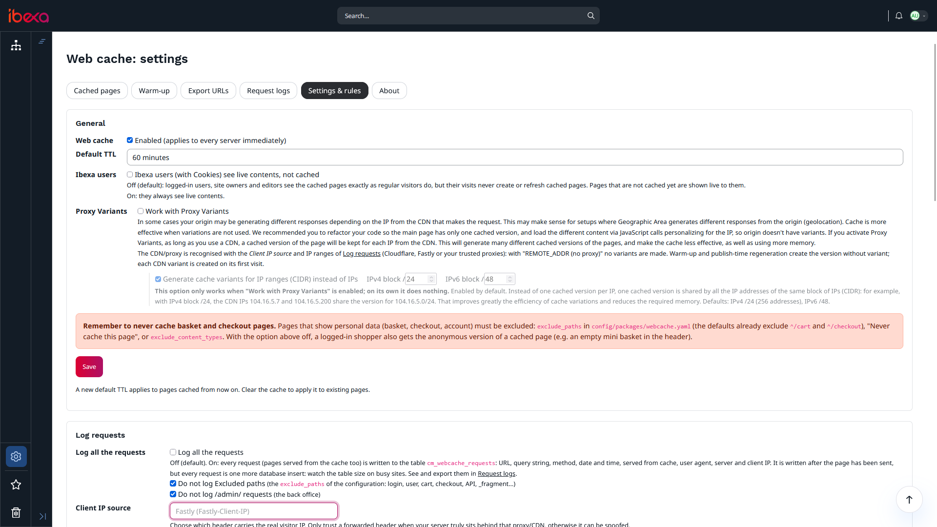 Webcache Enterprise for Ibexa 4.6 and 5.0